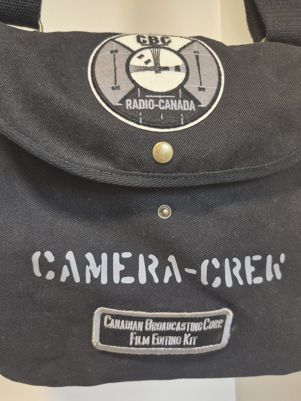 Camera-Crew Black Canvas Camera Bag